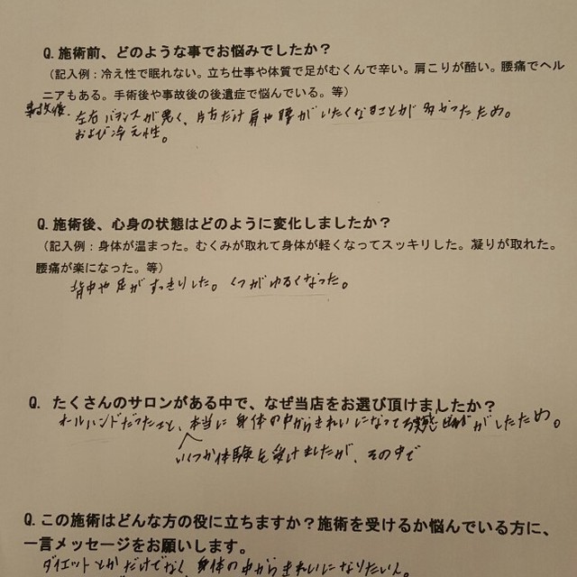 港区　事故後の後遺症　３０代　冷え性　